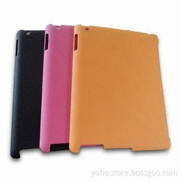 Protective Plastic Hard Cases for iPad 2, Made of High-end PC and Rubber Oil, Available in 6 Colors